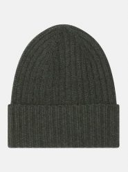 Perfect Cashmere Kaszmirowa czapka "Jin" w kolorze khaki rozmiar: onesize. Brązowe czapki damskie Perfect Cashmere, bez wzorów, z kaszmiru. Za 194.95 zł.