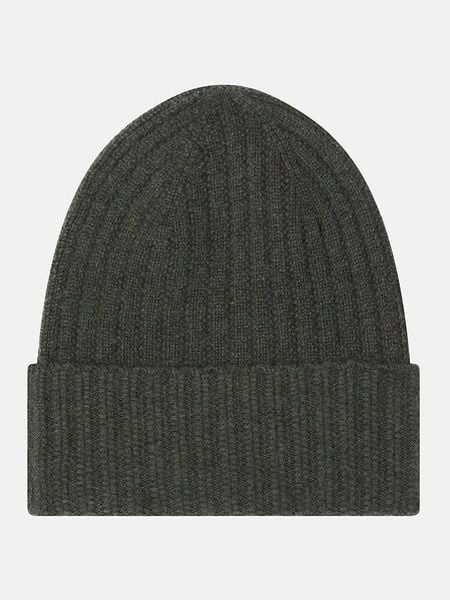 Perfect Cashmere Kaszmirowa czapka "Jin" w kolorze khaki rozmiar: onesize. Brązowe czapki damskie Perfect Cashmere, bez wzorów, z kaszmiru. Za 249.17 zł.