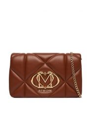 LOVE MOSCHINO Torebka JC4043PP0OLC0300 Brązowy. Brązowe torebki wieczorowe damskie Love Moschino, bez wzorów, ze skóry, bez dodatków. Za 789.99 zł.