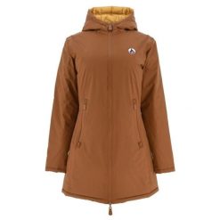 Kurtka JOTT MOSCOU Brązowy. Brązowe kurtki damskie jott, bez wzorów, z tkaniny, bez kaptura. Za 660.99 zł.