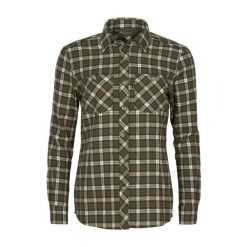 Koszula damska Pinewood Felicia. Zielone koszule damskie PINEWOOD, xl, bez wzorów, casualowe, bez kołnierzyka, bez ramiączek. Za 229.99 zł.
