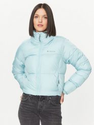 Columbia Kurtka zimowa Puffect™ Cropped Jacket Zielony Regular Fit. Zielone kurtki damskie Columbia, na zimę, s, bez wzorów, z syntetyku, bez kaptura. Za 399.99 zł.