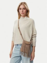 LOVE MOSCHINO Torebka JC4247PP0PKM0105 Beżowy. Brązowe listonoszki damskie Love Moschino, bez wzorów, z materiału, bez dodatków. Za 639.99 zł.