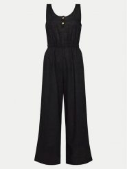 Roxy Kombinezon Sunshine Spirit ERJX603387 Czarny Regular Fit. Czarne sukienki damskie Roxy, bez wzorów, z bawełny, bez ramiączek. Za 199.99 zł.