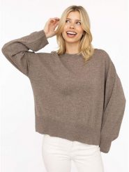 Zwillingsherz Sweter "Kastiger" w kolorze jasnobrązowym rozmiar: S. Brązowe swetry klasyczne damskie Zwillingsherz, s, z kaszmiru, bez kołnierzyka. Za 447.95 zł.