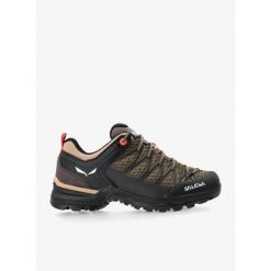 Buty turystyczne damskie Salewa Mountain Trainer Lite. Zielone obuwie trekkingowe damskie Salewa, bez zapięcia. Za 637.40 zł.