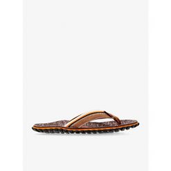 Japonki Gumbies Cairns Flip-Flops. Brązowe klapki damskie Gumbies, bez wzorów, bez obcasa, bez zapięcia. Za 114.99 zł.