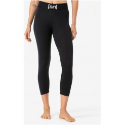 Spodnie termoaktywne 3/4 damskie SUPER.NATURAL Tundra 175 Tight 3/4. Czarne spodnie sportowe damskie super.natural, xl, bez wzorów, z elastanu, narciarskie. Za 329.99 zł.