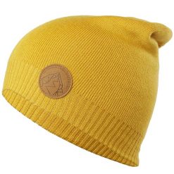 Czapka Silvini Verde UA2133 z wełną merino. Żółte czapki damskie Silvini, bez wzorów, z wełny. Za 129.50 zł.