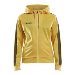 Bluza sportowa damska Craft Fullzip Pro Control. Żółte bluzy damskie Craft, s, bez wzorów, z kapturem. W wyprzedaży za 211.30 zł.
