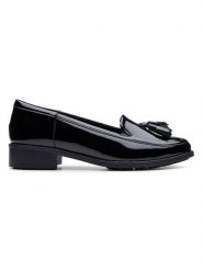 Clarks Skórzane mokasyny "Havisham Edge" w kolorze czarnym rozmiar: 36. Czarne mokasyny damskie Clarks, bez obcasa. Za 247.45 zł.