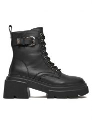 Steve Madden Trzewiki Braker SM11005039 Czarny. Czarne botki damskie Steve Madden, ze skóry, bez obcasa, na słupku, bez zapięcia. Za 769.99 zł.