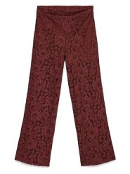 Vero Moda Spodnie w kolorze brązowym rozmiar: M. Brązowe spodnie materiałowe damskie Vero Moda, bez wzorów, z koronki. Za 91.77 zł.