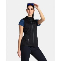 Damska kamizelka softshellowa Kilpi MONILEA-W. Czarne kamizelki damskie Kilpi, xs, bez wzorów, bez kaptura. Za 256.81 zł.
