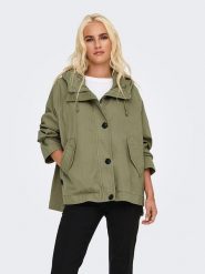 ONLY Parka w kolorze khaki rozmiar: M. Brązowe parki damskie Only, m, bez kaptura. Za 184.46 zł.