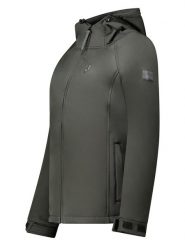 Geographical Norway Kurtka softshellowa "Tamilatal" w kolorze antracytowym rozmiar: S. Czarne kurtki sportowe damskie Geographical Norway, s, bez wzorów, bez kaptura. Za 174.95 zł.