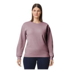 Bluza Polarowa Unisex Dla Dorosłych Softstyle O Średniej Gramaturze. Zielone bluzy damskie GILDAN, l, bez wzorów, z bawełny, bez kaptura. Za 94.99 zł.