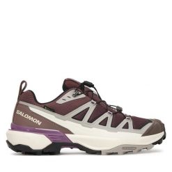 Trekkingi Salomon. Brązowe obuwie trekkingowe damskie Salomon, z gore-texu, bez zapięcia. Za 639.99 zł.