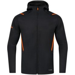 Bluza dresowa z kapturem Jako Challenge. Brązowe bluzy damskie JAKO, s, bez wzorów, z dresówki, z kapturem. Za 219.85 zł.