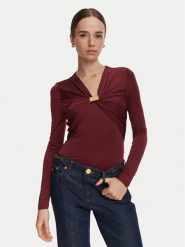 Marciano Guess Bluzka G6YP05 K5118 Bordowy Regular Fit. Czerwone bluzki damskie Marciano Guess, l, z aplikacjami, z syntetyku, bez kołnierzyka, bez ramiączek. Za 519.99 zł.