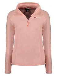 Maison Montaigne Bluza polarowa "Tumai" w kolorze szaroróżowym rozmiar: XL. Różowe bluzy damskie Maison Montaigne, xl, bez wzorów, z polaru, bez kaptura. Za 60.88 zł.