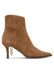 Steve Madden Botki Link In 11005698 Beżowy. Brązowe botki damskie Steve Madden, ze skóry, bez obcasa, na szpilce, bez zapięcia. Za 689.99 zł.