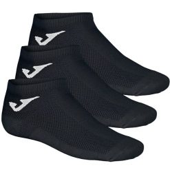 Skarpetki sportowe dla dorosłych Invisible 3PPK Socks. Czarne skarpetki damskie Joma, bez wzorów, z bawełny. Za 29.99 zł.