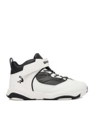 Shaq Sneakersy CEO-SPIN MOVE AQ95001Y-WZ Biały. Białe buty sportowe chłopięce Shaq, z materiału, bez zapięcia. Za 159.99 zł.