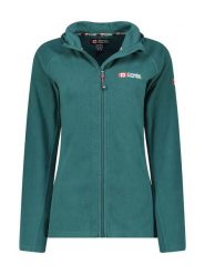 Canadian Peak Kurtka polarowa "Tugoodeak" w kolorze ciemnozielonym rozmiar: XXL. Zielone kurtki damskie Canadian Peak, xxl, bez wzorów, z materiału, bez kaptura. Za 78.66 zł.