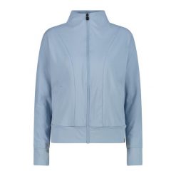 Kurtka damska z zamkiem i wysokim kołnierzem CMP. Niebieskie kurtki damskie CMP, bez wzorów, bez kaptura. Za 290.50 zł.