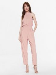 Pinko Kombinezon 100032 A0GI Różowy Regular Fit. Czerwone sukienki damskie Pinko, bez wzorów, z syntetyku, bez ramiączek. Za 1,689.00 zł.