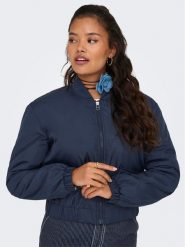 JDY Kurtka bomber Dixie 15317122 Granatowy Regular Fit. Niebieskie kurtki damskie JDY, xl, bez wzorów, z syntetyku, bez kaptura. Za 99.99 zł.