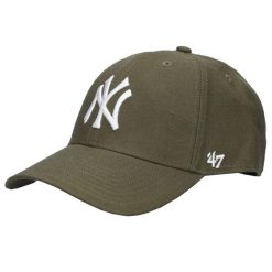 Czapka z daszkiem dla dorosłych New York Yankees MVP Cap. Niebieskie czapki z daszkiem damskie 47 Brand, bez wzorów. Za 99.99 zł.