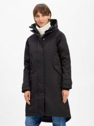 Didriksons Damski płaszcz funkcjonalny - Luna Kobiety czarny jednolity, 34. Czarne płaszcze damskie Didriksons, bez wzorów, z syntetyku, bez kaptura. Za 1,599.95 zł.