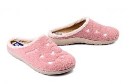 INBLU ET-33 023 różowy, kapcie damskie. Czerwone kapcie damskie Inblu, z tkaniny. Za 80.99 zł.