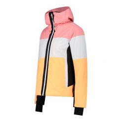 Kurtka damska narciarska damska CMP 33W0706. Białe kurtki damskie CMP, s, bez wzorów, z poliesteru. Za 549.99 zł.