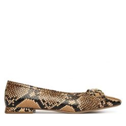 Baleriny HÖGL. Brązowe balerinki damskie Högl, bez wzorów. Za 759.99 zł.