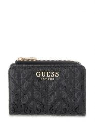Guess Portfel 183407 Czarny. Czarne portfele damskie Guess, z aplikacjami. Za 264.99 zł.