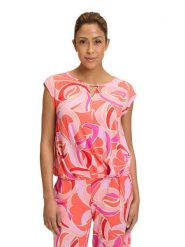 Betty Barclay Koszulka w kolorze jasnoróżowo-koralowym rozmiar: 36. Czerwone bluzki damskie Betty Barclay, bez wzorów, bez kołnierzyka, bez ramiączek. Za 86.99 zł.