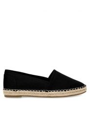 Jenny Fairy Espadryle WSS990-216 Czarny. Czarne espadryle damskie Jenny Fairy, bez wzorów, z materiału, bez obcasa. Za 47.99 zł.