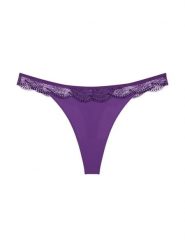 Triumph Stringi - Comfort Glam Kobiety Sztuczne włókno lila jednolity, 46. Stringi Triumph, bez wzorów, z koronki. Za 99.95 zł.