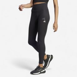 Legginsy fitness damskie Adidas. Czarne legginsy damskie Adidas, s, bez wzorów, z bawełny. Za 139.99 zł.