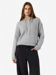 Noisy may Bluza w kolorze szarym rozmiar: XL. Szare bluzy damskie Noisy may, xl, bez wzorów, z kapturem. Za 104.95 zł.
