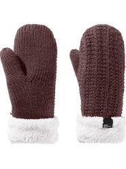 Jack Wolfskin Rękawiczki "Highloft" w kolorze brązowym rozmiar: M. Brązowe rękawiczki damskie Jack Wolfskin, bez wzorów, z materiału. Za 154.43 zł.