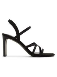 CALL IT SPRING Sandały w kolorze czarnym na obcasie rozmiar: 37. Czarne sandały damskie Call it Spring, bez wzorów, z otwartym noskiem, bez obcasa, na koturnie, bez zapięcia. Za 117.99 zł.