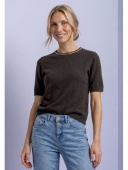 Street One Sweter w kolorze ciemnobrązowym rozmiar: 38. Brązowe swetry klasyczne damskie Street One, bez kołnierzyka. Za 149.95 zł.