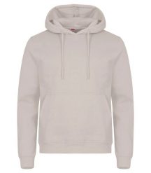 Clique Bluza z kapturem Miami z bawełny i poliestru z recyklingu – Stone. Brązowe bluzy damskie CLIQUE, l, bez wzorów, z bawełny, z kapturem. Za 172.75 zł.