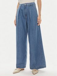 Boss Jeansy 50509285 Niebieski Wide Leg. Niebieskie jeansy damskie Boss. Za 1,439.00 zł.