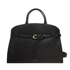 Torebka Coccinelle. Czarne shopper bag Coccinelle, bez wzorów, bez dodatków. Za 1,679.00 zł.