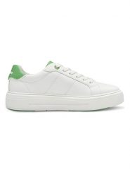 S.Oliver Sneakersy w kolorze biało-zielonym rozmiar: 41. Białe obuwie sportowe damskie S.Oliver, bez zapięcia. Za 129.75 zł.